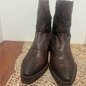 Men's Brown Leather Ankle Boots